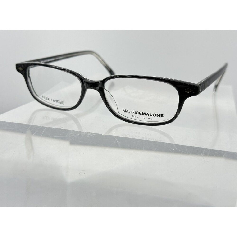 Maurice Malone “The groove” Eyeglasses Frames Stripped Pattern  (C6-20)
